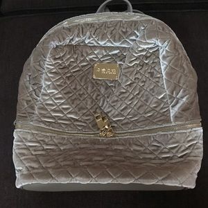 bebe Danielle Velvet Quilted Large Backpack